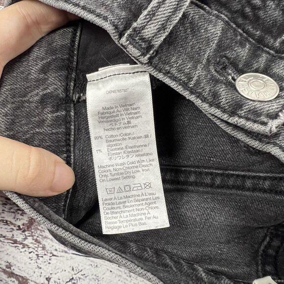 Madewell The Petite Perfect Vintage High Rise Lunar Black Jeans Women's Size 27P - Picture 8 of 10